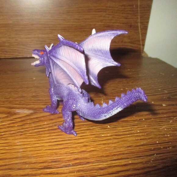 Lot of 4 Dragons/ Hydras Solid PVC Plastic Action Figure 6.5" 2243-P1/2/4/6 - Picture 6 of 16